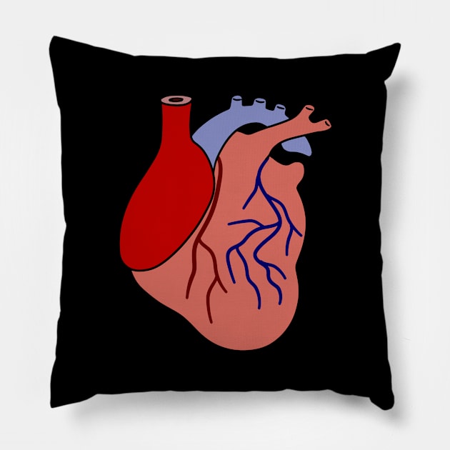 Human Heart Pillow by saradaboru