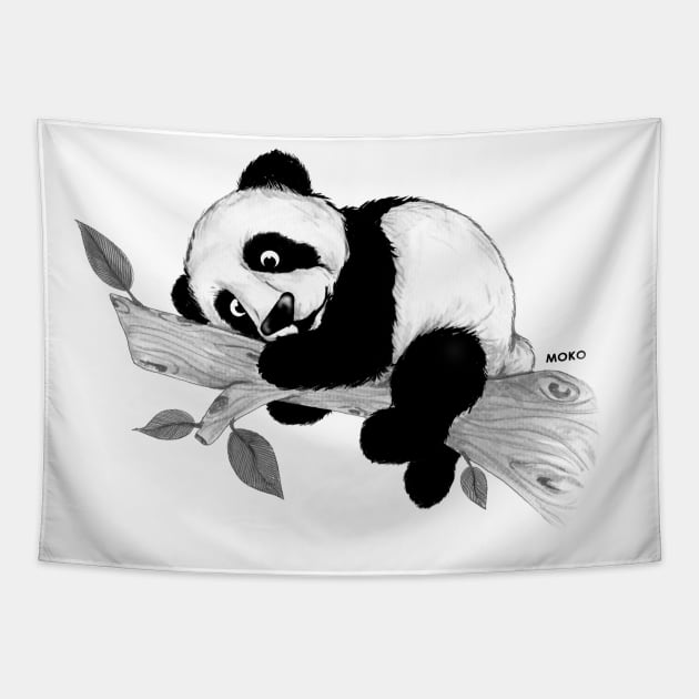 Panda Tapestry by MOKO