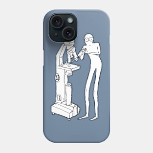 Alien pipetting Phone Case