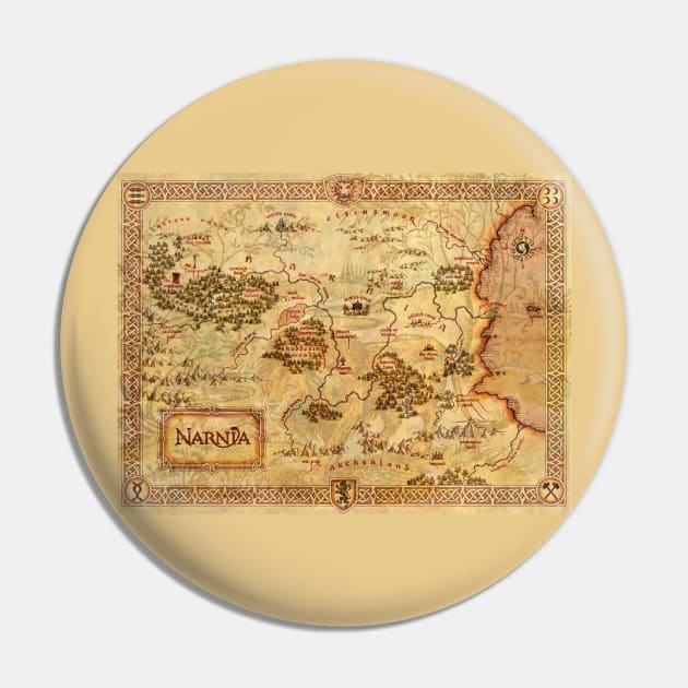 Map of Narnia Pin by booksnbobs