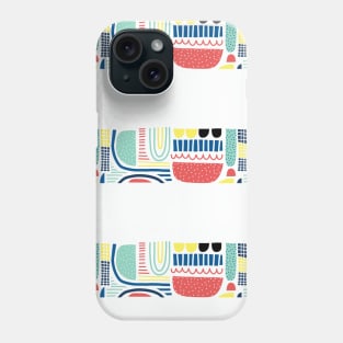 Mod Art Collage Stripes Phone Case