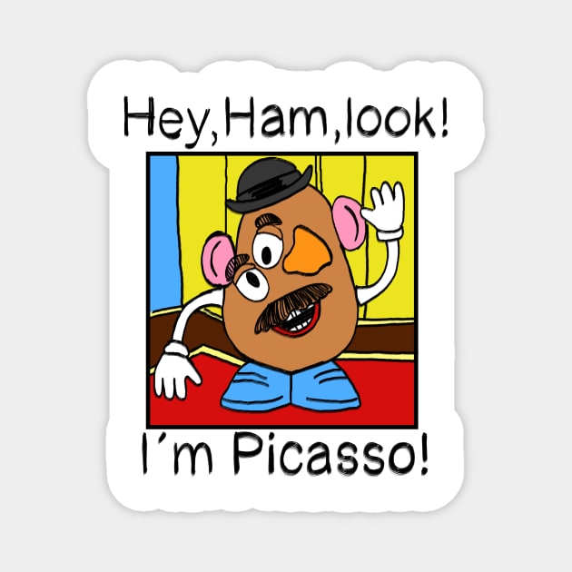 Im Picasso Magnet by absolemstudio