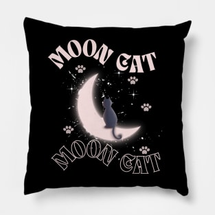 Moon Cat, Cat on the moon Pillow