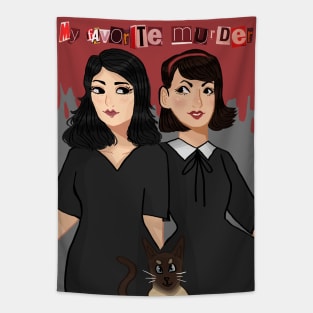 My Favorite Murder: Karen, Georgia, and Elvis Tapestry