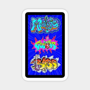 Graffiti Gamer Music Art Pop Magnet