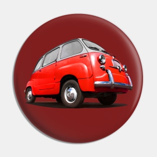 fiat multipla in red Pin