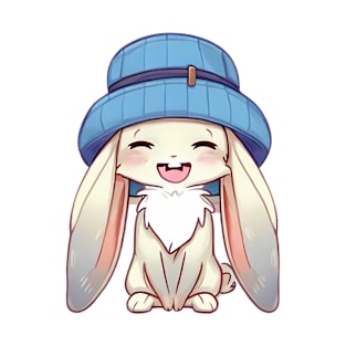 Rabbit Blue Hat- IA T-Shirt