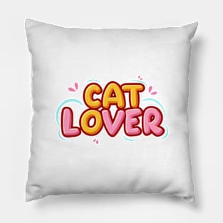 Cat Lover Bliss Pillow