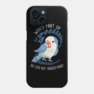 Blue Quaker Parrot Aaaa Phone Case