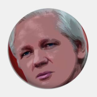 Julian Assange Pin