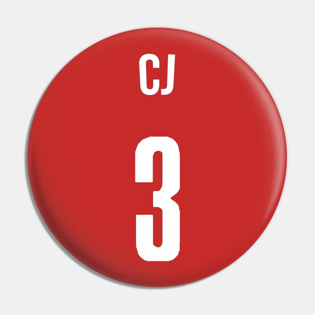 CJ McCollum 'CJ' Nickname Jersey - Portland Trailblazers Pin by xavierjfong