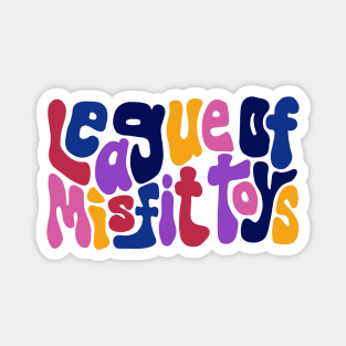 League of Misfit Toys Word Art Magnet