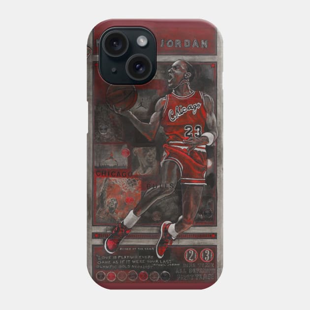 Michael Jordan Phone Case by Raybomusic01