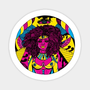 CMYK Kemet Warrior Magnet