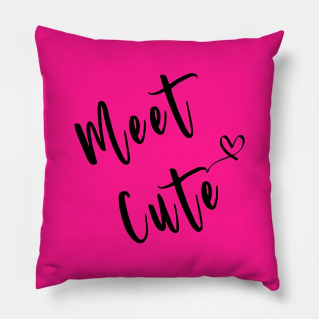 Meet Cute Pillow by By Diane Maclaine