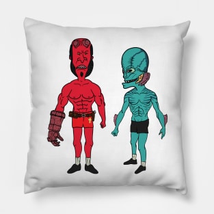 Beav Sapien & HellButt Pillow