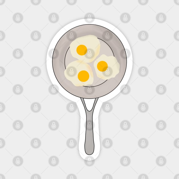 Fried eggs Magnet by DiegoCarvalho