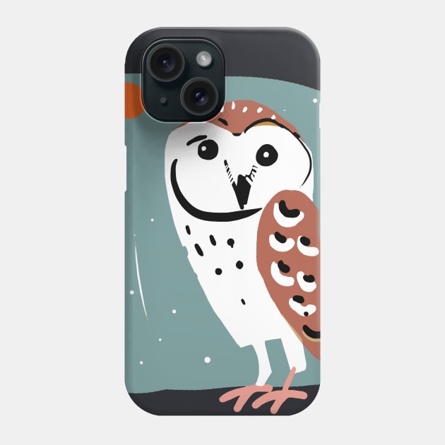 Barn owl #5 Phone Case by belettelepink