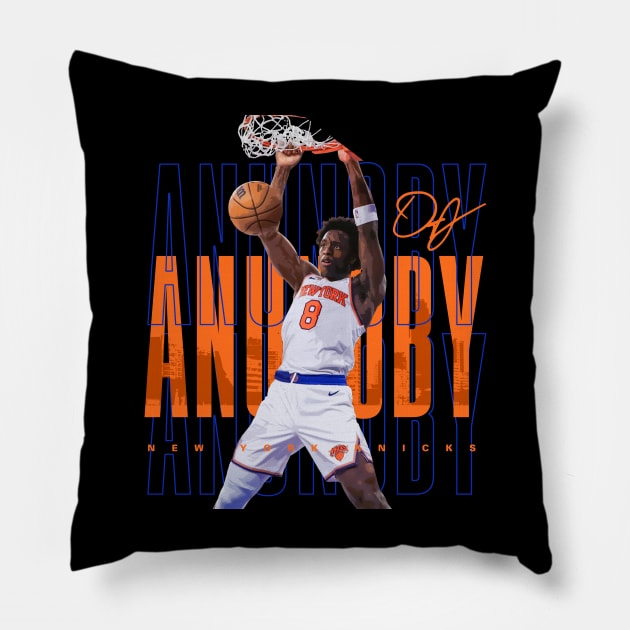 OG Anunoby Pillow by Juantamad