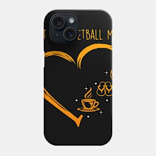 Just A Basketball Mom Heart Coffee Costume Gift Phone Case