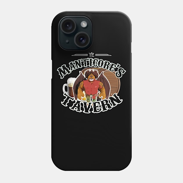 Manticore's Tavern Phone Case by hauntedjack