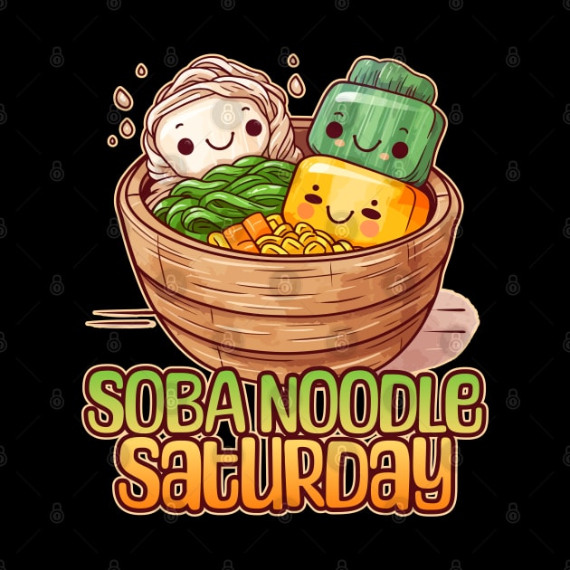 Soba Noodle Saturday Foodie Design by DanielLiamGill