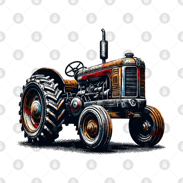 Tractor by Vehicles-Art