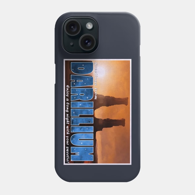 Come Visit Darillium Phone Case by Sterling_Arts_Design