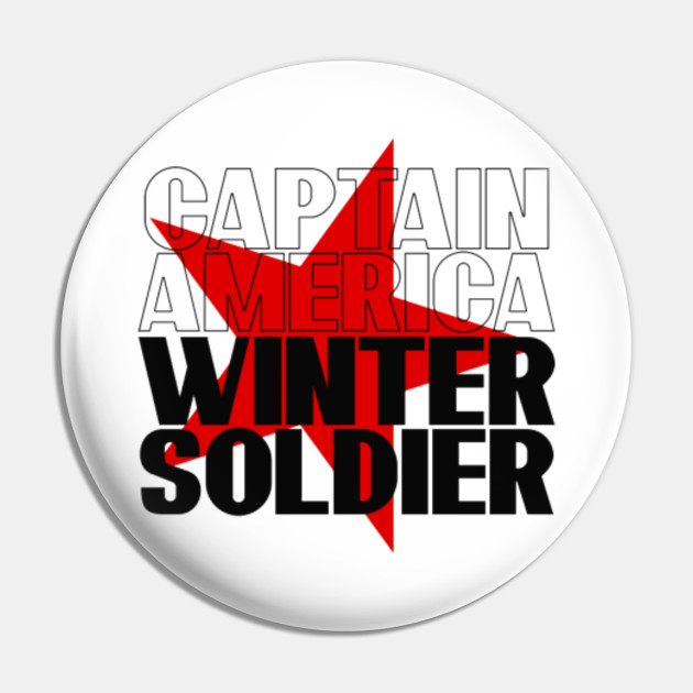 Red Star Captain America Winter Soldier Red Star Pin Teepublic