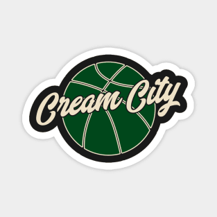 Cream City Milwaukee Basketball Fan Bucks Wisconsin Magnet