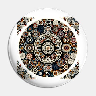 Cultural Tapestry: A Collage of Global Motifs Pin