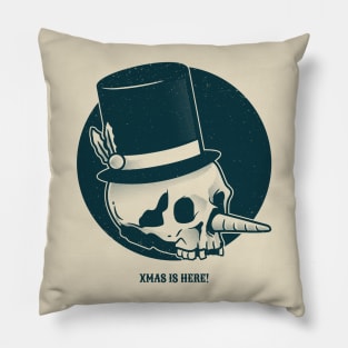 Skull Christmas Pillow