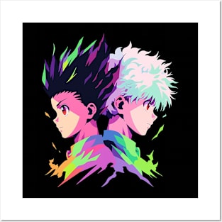 *Legit Poster* Hunter X Hunter Anime Gon Killua Group Key Art Wallscroll  #86928