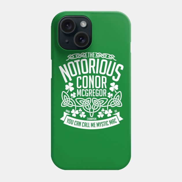 Conor McGregor UFC Champion Crest Phone Case by TypeTees