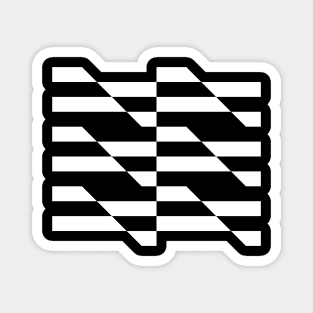 pattern lines Magnet