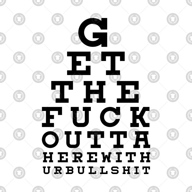 Funny Eye Test Chart