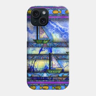 Sailboat Quilt Phone Case