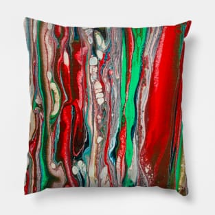 Colorful acrylic fluid Pillow