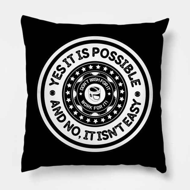 Yes, it is possible, and No, it isn’t easy. Pillow by ZM1