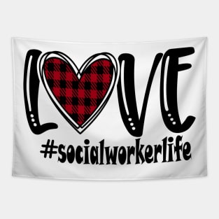 Love Social Worker Life Tapestry