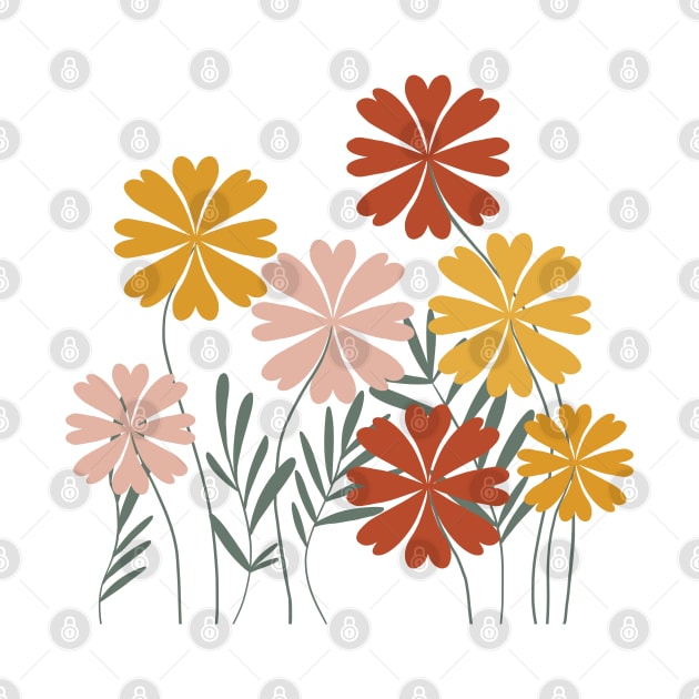 Cute Simplistic Flowers by Suneldesigns