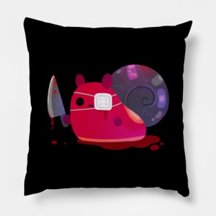 super cute snail Pillow