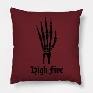 High Five Skeleton Pillow