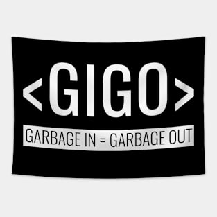 Garbage in equals garbage out Tapestry