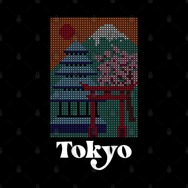 Tokyo City Cross Stitch Needlepoint and Craft by YourGoods