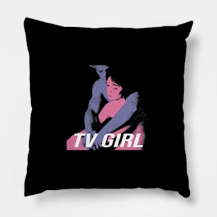 tv girl band Pillow