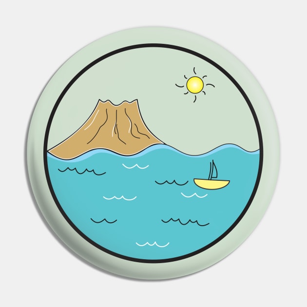 Island Atmosphere Pin by YNStore