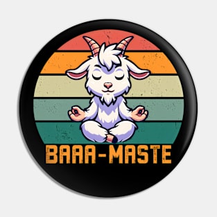 Baamaste goat yoga Pin