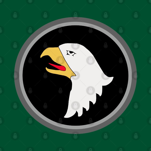 101st Airborne Eagle Head by Trent Tides