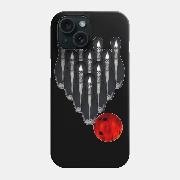 Nun Pin Bowling. Phone Case by OriginalDarkPoetry